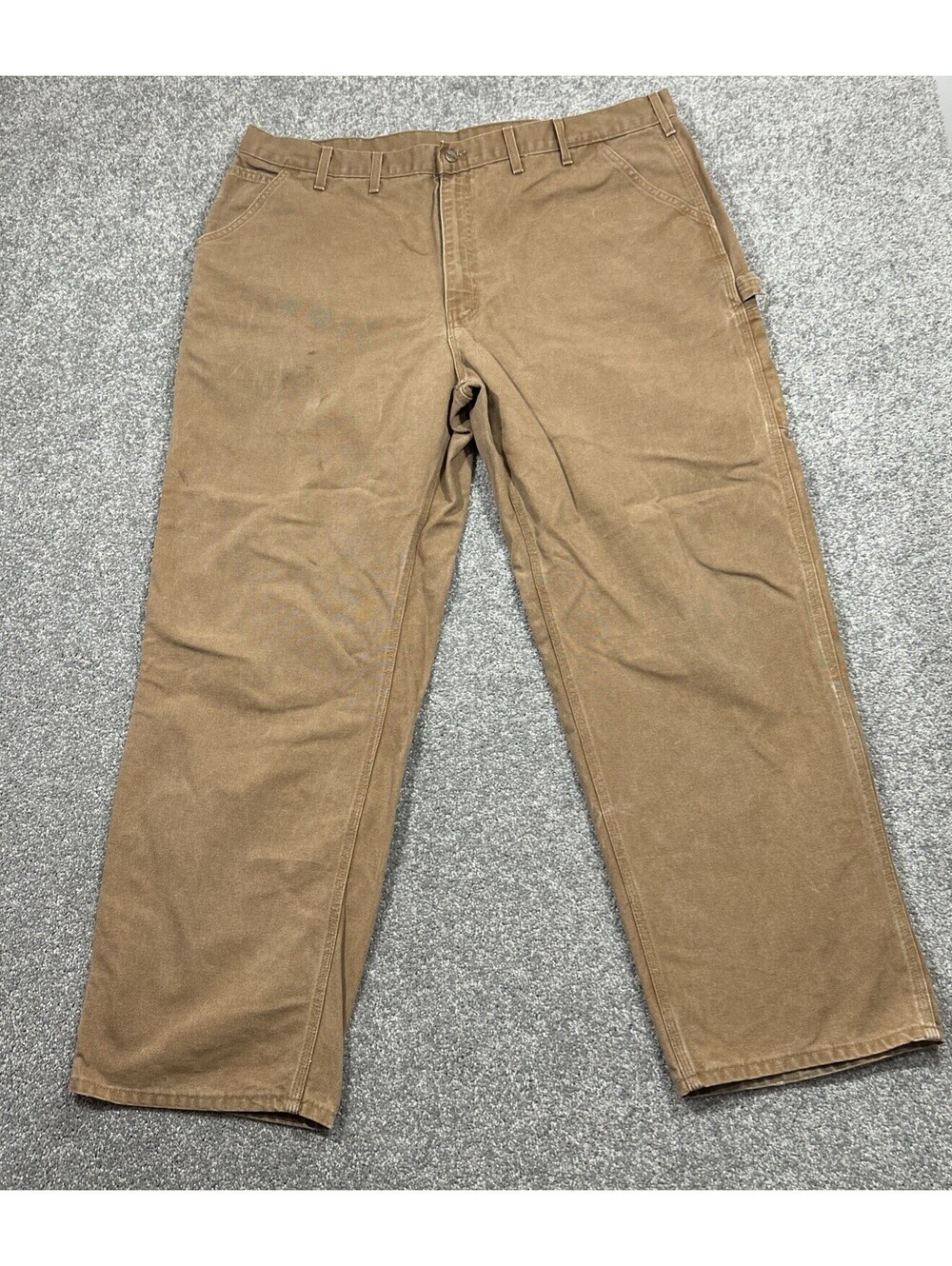 Carhartt Men’s B11 BRN Work Pants Brown 44x32
